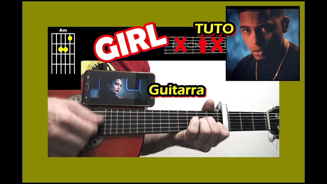 Cómo tocar GIRL - MYKE TOWERS (GUITARRA) Acordes y acompañamiento ...