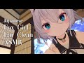 【 3D girl ASMR 】【say breathily】 fox girl earpick whisper japanese ASMR/狐娘の密着吐息耳かき/狐狸女孩耳朵按摩