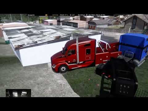 Camión GRUA rescata del ABISMO a otro Camión Kenworth American Truck Simulator