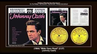 *(1964) Sun LP-1275 A-4 ''Wide Open Road'' Johnny Cash