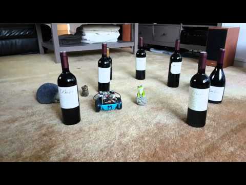 mBot an Bura -- avoiding obstacles