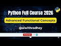 🔥 Advanced Python in One Video! Lambda, Map-Filter-Reduce, Decorators, Generators | 2026
