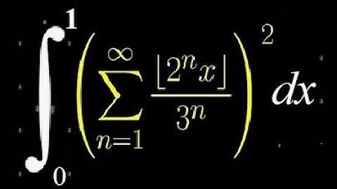 Real Monster floor integral from the 2023 MIT Integration Bee finals | Can you Handle this
