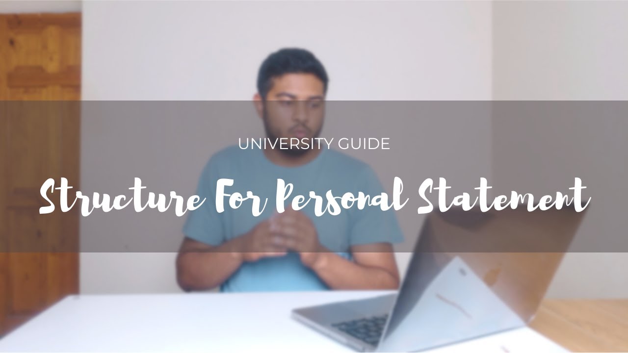 How I Structured Personal Statement for UCAS - Computer Science - YouTube