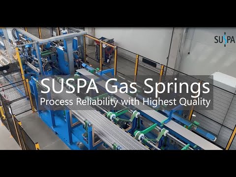 SUSPA gas springs - production process - video from SUSPA