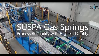 SUSPA gas springs  production process