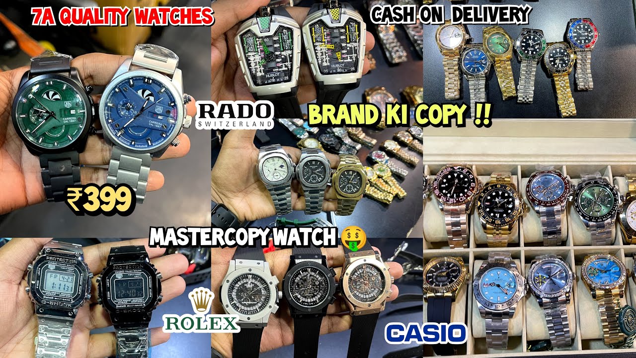 7A Quality Watches In Mumbai | Premium MasterCopy Watches | All Brands Available 🤑| Branded Watches