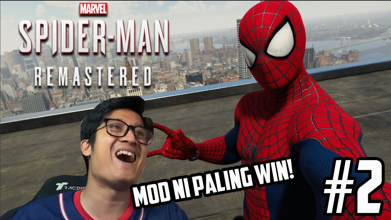 THE AMAZING SPIDERMAN 2 SUIT MOD PART 2 SPIDERMAN REMASTERED - YouTube