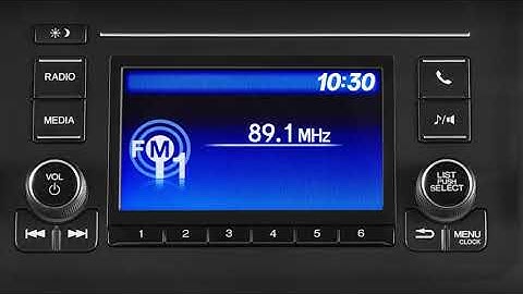 Honda Pilot: How to Use Basic Audio Controls: LCD Audio Models