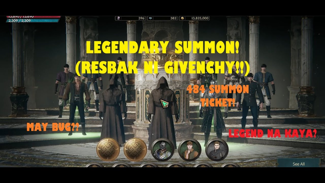 484 SUMMON TICKET! | RESBAK SUMMON | NAKA LEGEND BA??| LORDNINE SEA!