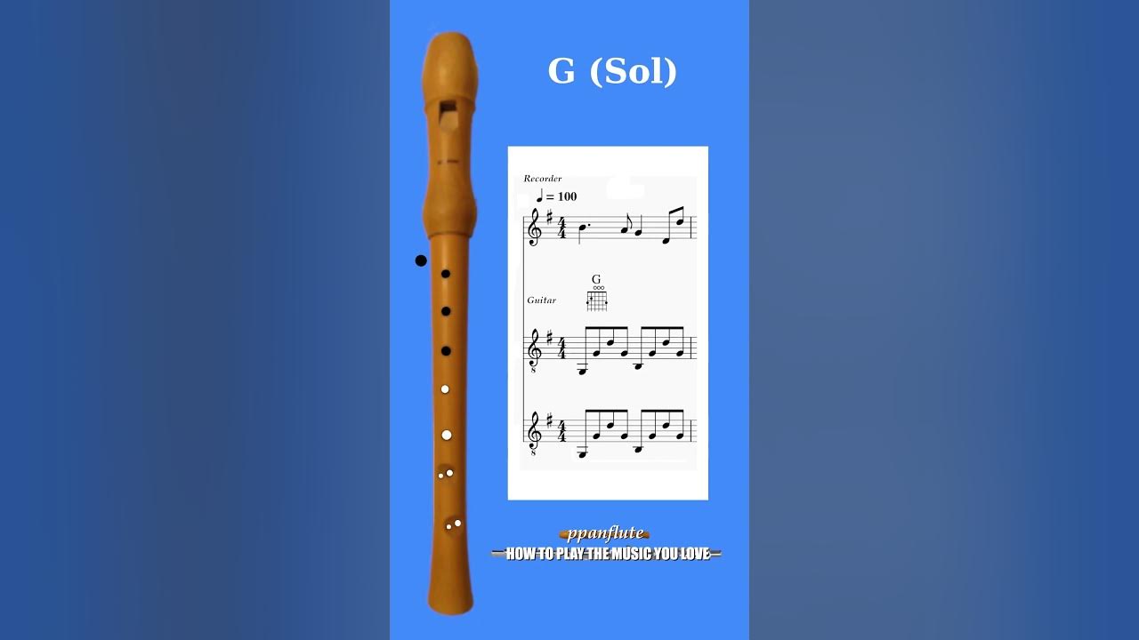 J'ai perdu le do de ma (Recorder Flute Notes) (How to play