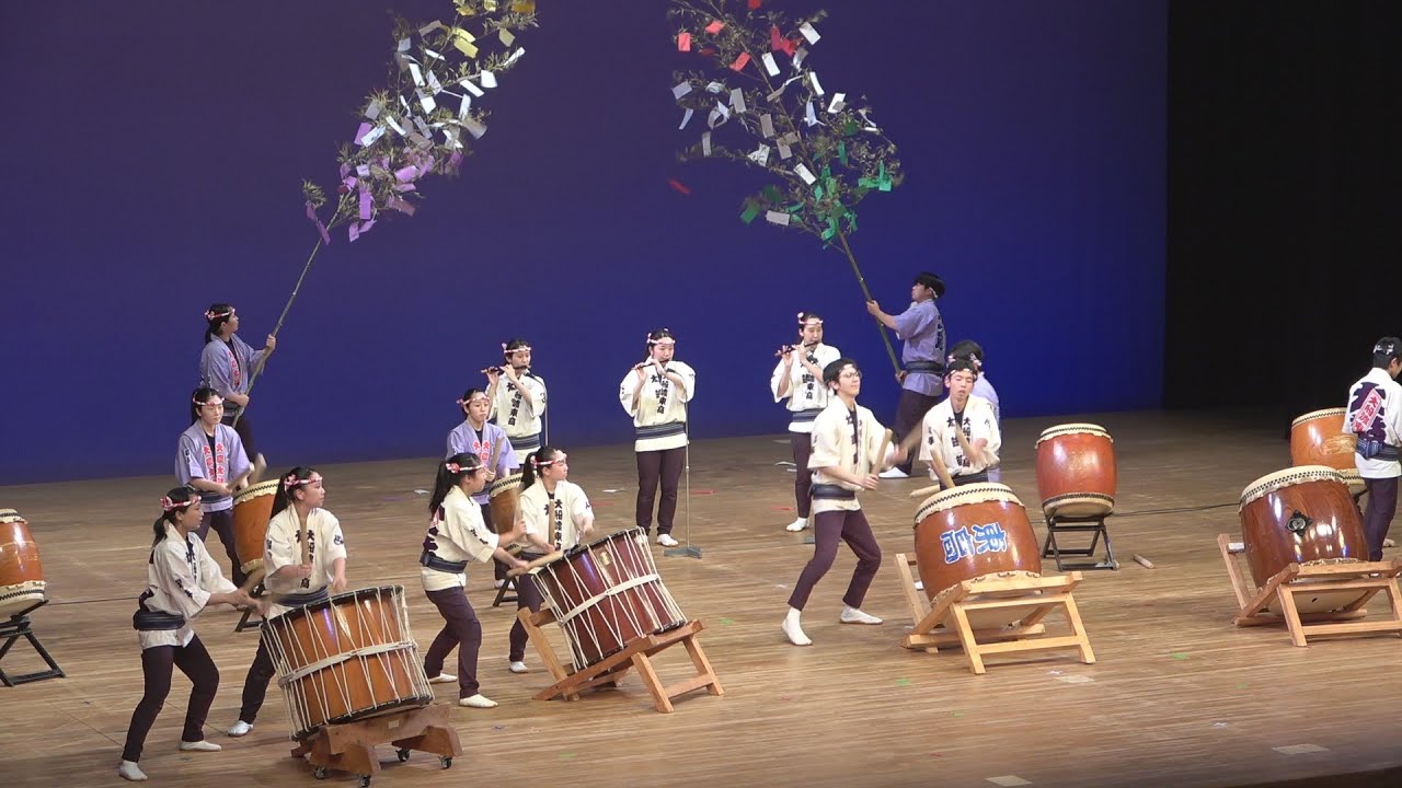 気仙町けんか七夕太鼓　大船渡東高校太鼓部　北上翔南高校発表会　特別出演　2024