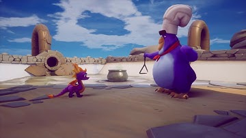 Saving the Turtles from Master Chef in Spyro Reignited Trilogy: Spyro Ripto