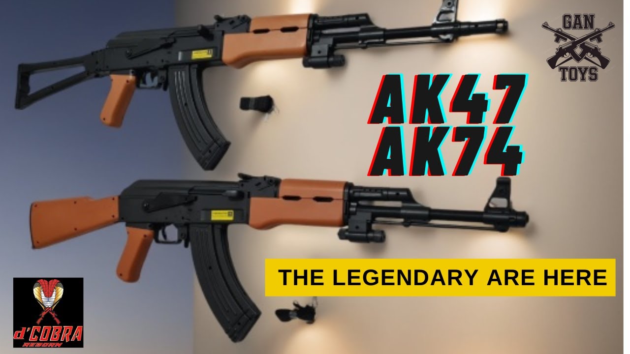 Senjata Mainan Tembakan AK47 AK74 DCobra Made In Indonesia Kokang Airsoft Gun Spring