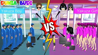 Yuta Sekolah Yakuza Boy Biru  Vs Mio Celine Cekolah Yakuza Girl Pink   Sakura School Simulator