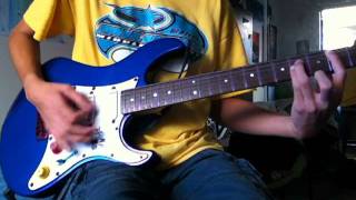 Zebrahead - Hell yeah! guitar cover w/creepy voice in intro