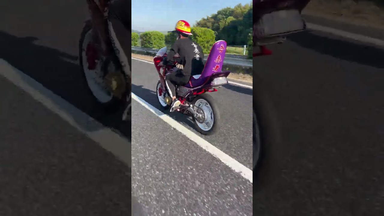 音奏者ヤン!? 音狂師ヤン?! Rエンジンだから、パンチ効いてて、連打入る神車両🤤 #音奏者 #音狂師 #コール #cbx400f #cbr400f #旧車會 #旧車会 #カスタム #レブル女子