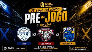 Pré-jogo Kings League Brasil! G3X, Desimpain ou Dendele, quem vai para o mundial? Pt2