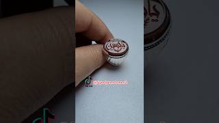 Ya Hussain Yamni Akeek With Engraved Ya Hussain With Beautiful Handmade Pure Silver Ring