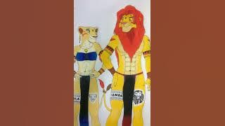 lion king but instead lion form humans form