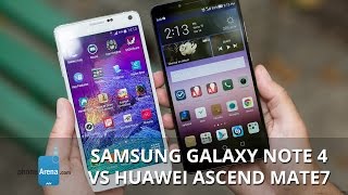 Samsung Galaxy Note 4 vs Huawei Ascend Mate7