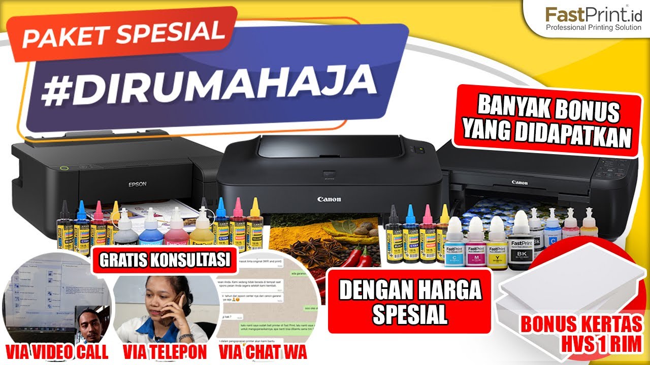 Beli Printer & Tinta Printer # DIRUMAHAJA | Solusi Belanja Online Murah