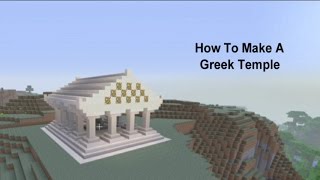 Minecraft - How to Build a Greek Temple (Olympus) screenshot 5