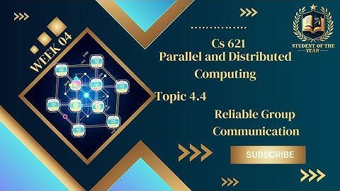 Cs621short lecture|Cs621 week 4 Topic 4.4 |Reliable Group Communication|Cs621 Midterm lecture