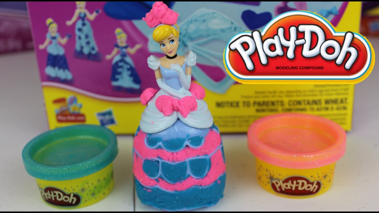 Plastilina Play Doh Princesas Disney La Cenicienta|Mundo de Juguetes -  YouTube