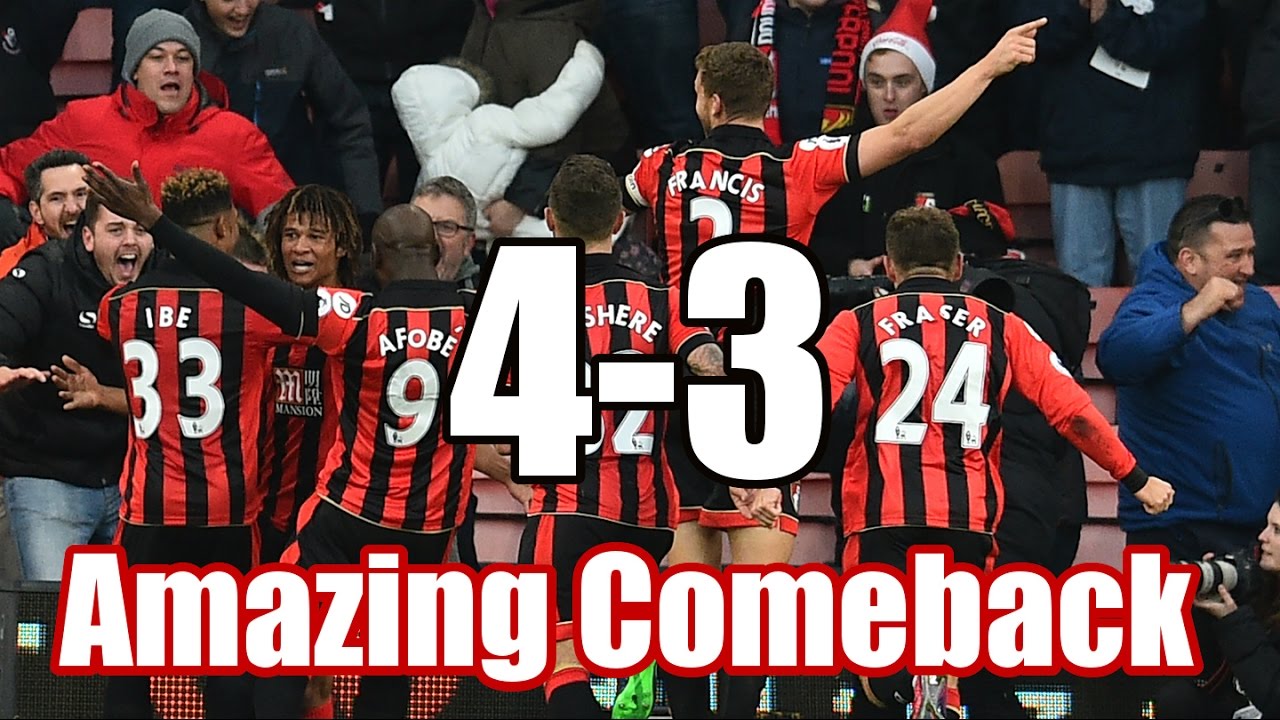 Bournemouth vs Liverpool 4-3 All Goals Extended Highlights AMAZING
