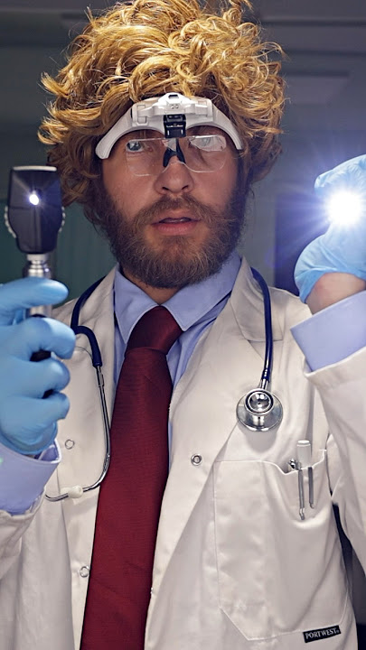 ASMR Fastest EYE EXAM with Dr. Lightspeed #asmr #shorts #relaxingtriggers