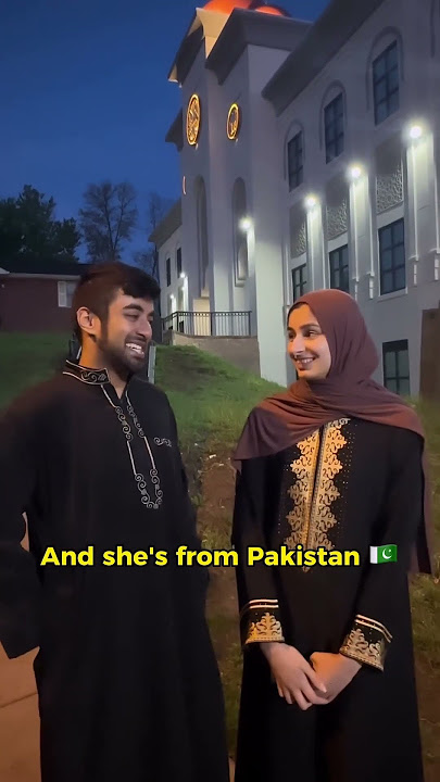 Asking Muslim Couples Where They're From?