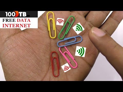 HOW TO GET FREE DATA INTERNET FROM PAPERCLIPS