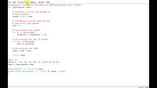 program to calculate the CGPA and CGPA percentage of a student Wealth