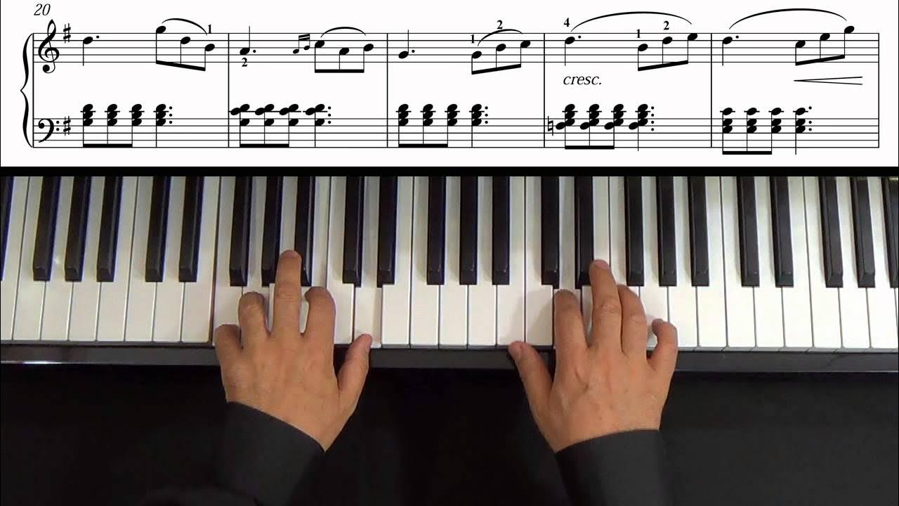 Burgmüller - La Pastorale - Op. 100, No. 3 - Curso de piano
