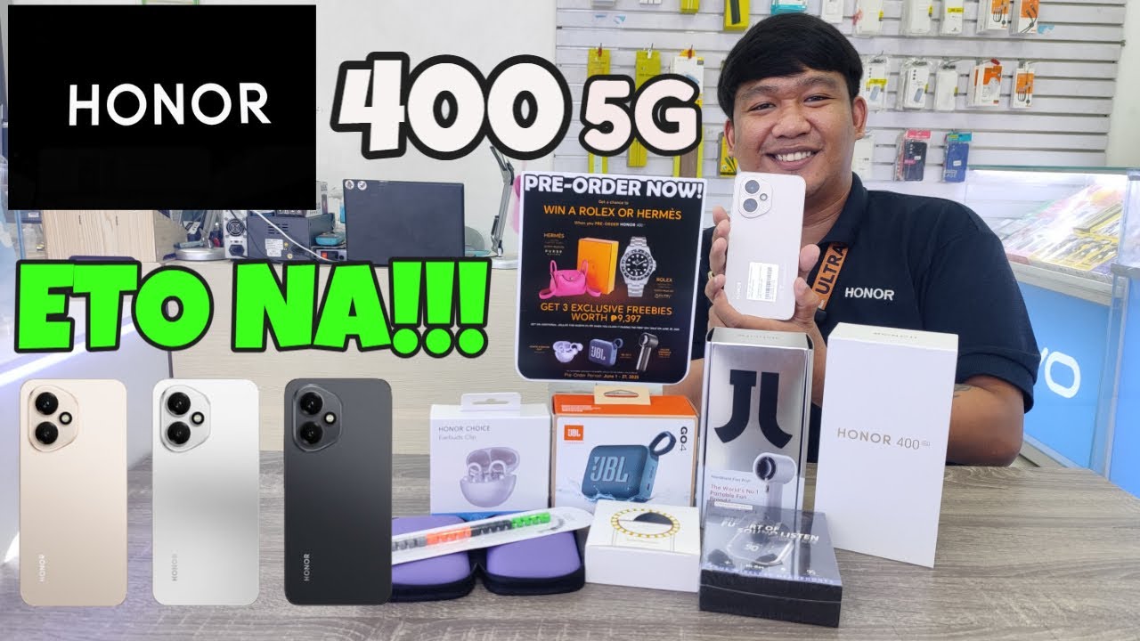 Unboxing the NEW HONOR 400 5G | Pre-order na | MARAMING FREEBIES ...