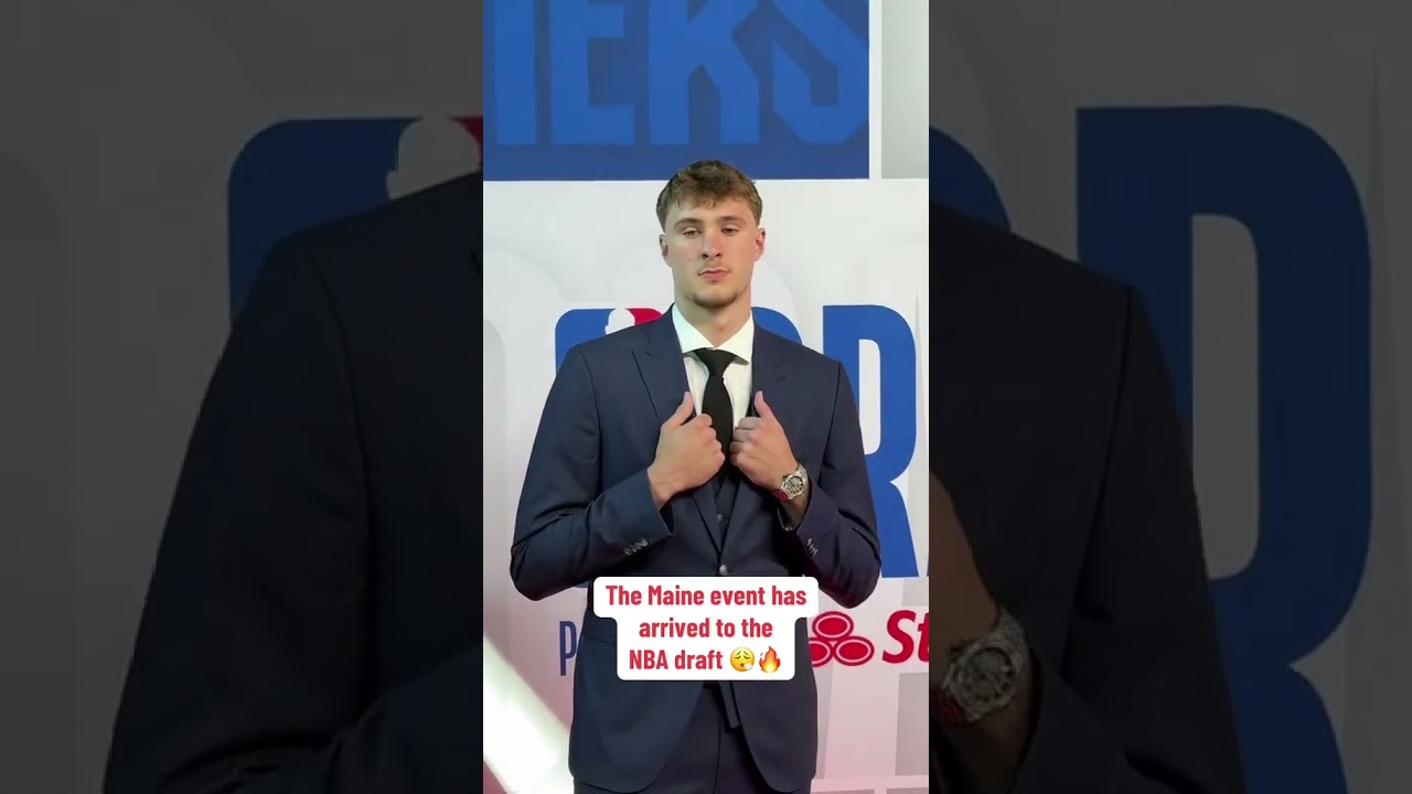 Cooper Flagg arrives to the NBA Draft 🔥
