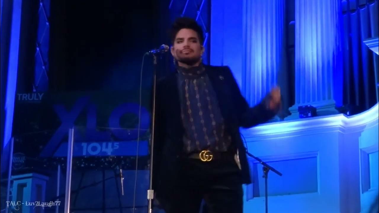 Adam Lambert Worcester XLO Acoustic Xmas 121219 02 Superpower Talcvids