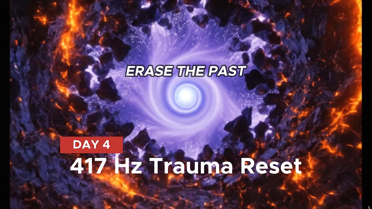 ДЕНЬ 4: Стирание прошлого и очистка травм 🌋 (417 Гц) | 21 день перезагрузки