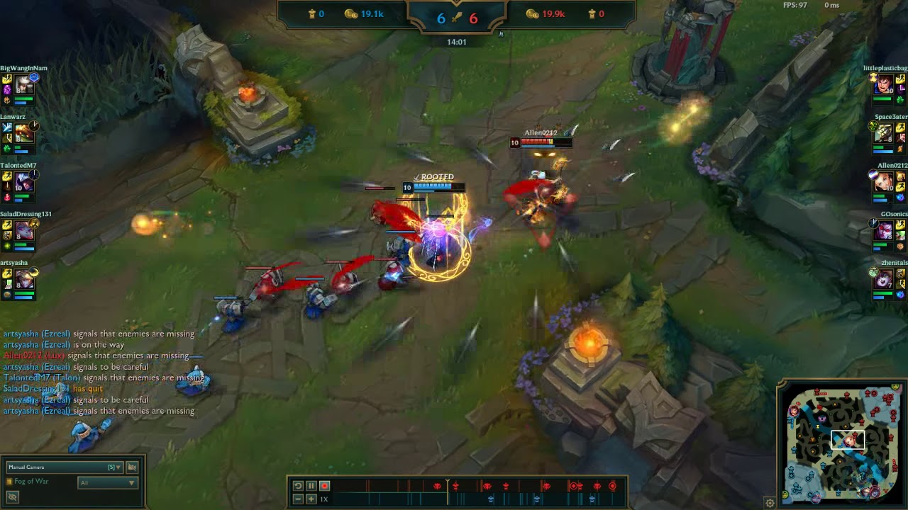 Talon outplays Mastery 7 Lux!