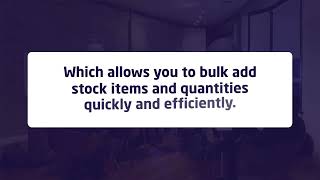 Asset Management   Import Stock From A Spreadsheet