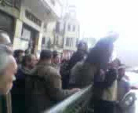 فيديو اشتباك الامن مع الاخوان من اجل غزة احمد الجيزاوى