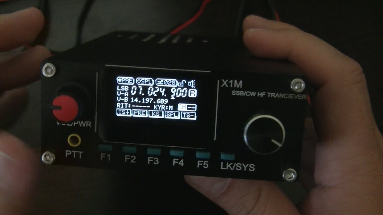 X1M Platinum QRP Transceiver - Chongqing Xiegu Technology Co, Ltd. | Prezentacja PL
