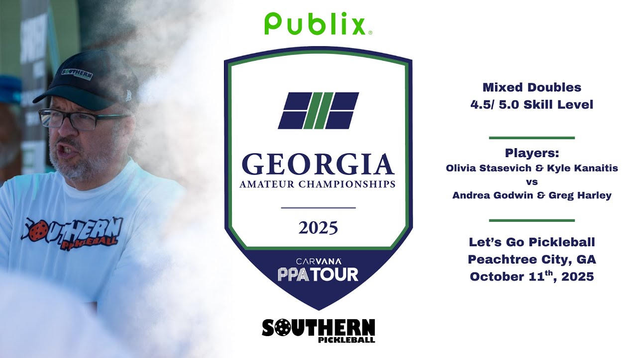 Mixed 5.0 Pickleball (Olivia/ Kyle vs Andrea/ Greg)- 2025 Publix GA State Championships