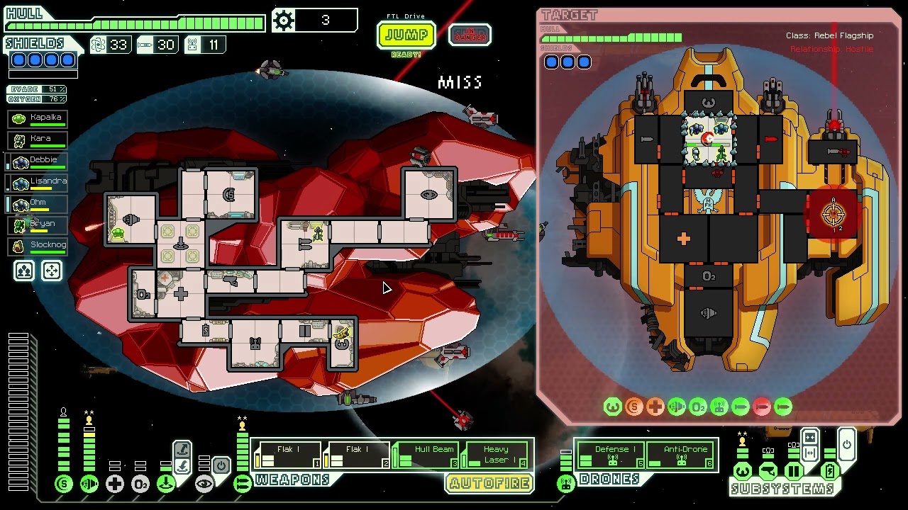 FTL Crystal B  No damage Rebel Flagship Hard