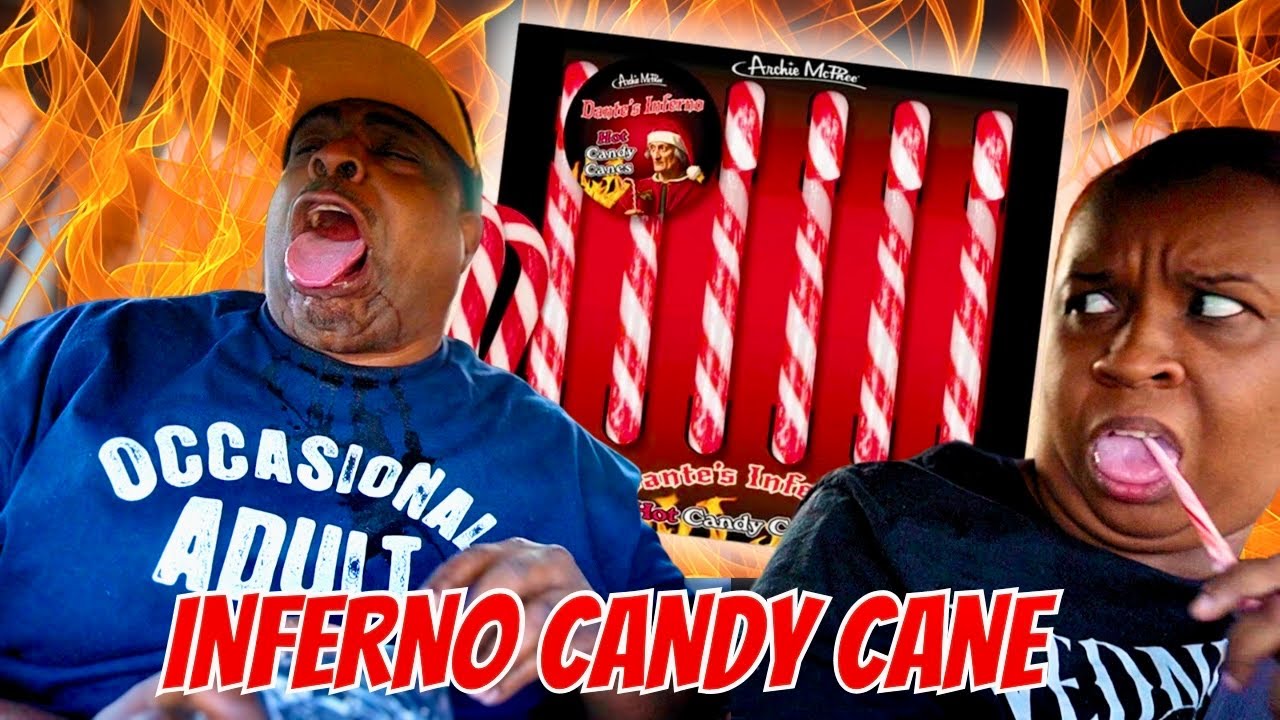 Dante's Inferno Candy Canes