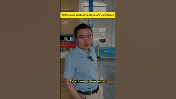 #shorts AR15 makes steel coil handling safe and efficient!#agv #automation