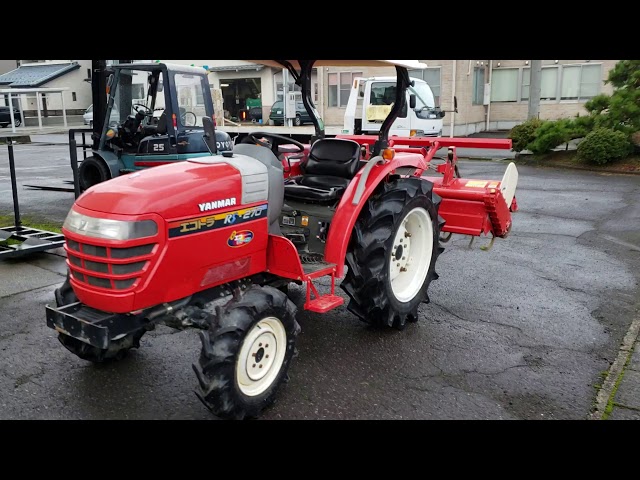 トラクター ヤンマー RS270 - YouTube
