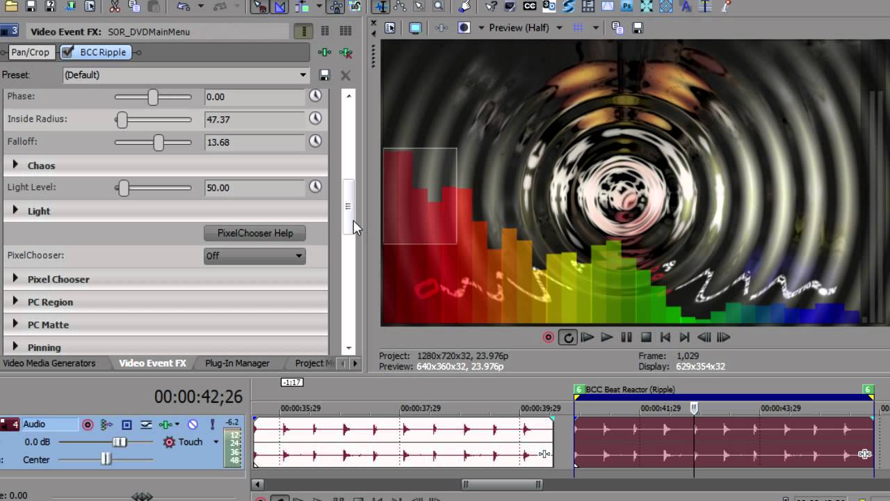 sony vegas pro 13 audio spectrum template download