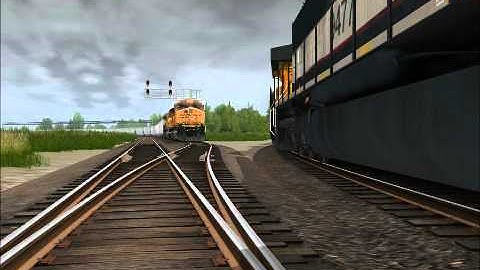 Trainz- BNSF Afternoon Coal Run